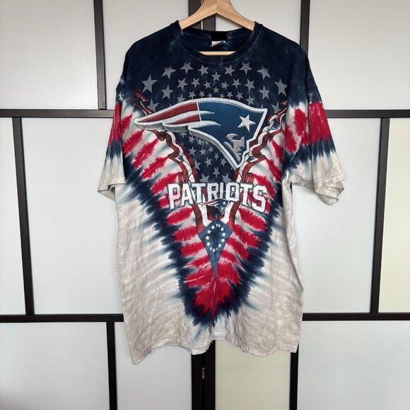 NFL Other - Vintage New England Patriots Tie-Dye T-Shirt Men’s 2XL XXL NFL Football Y2K